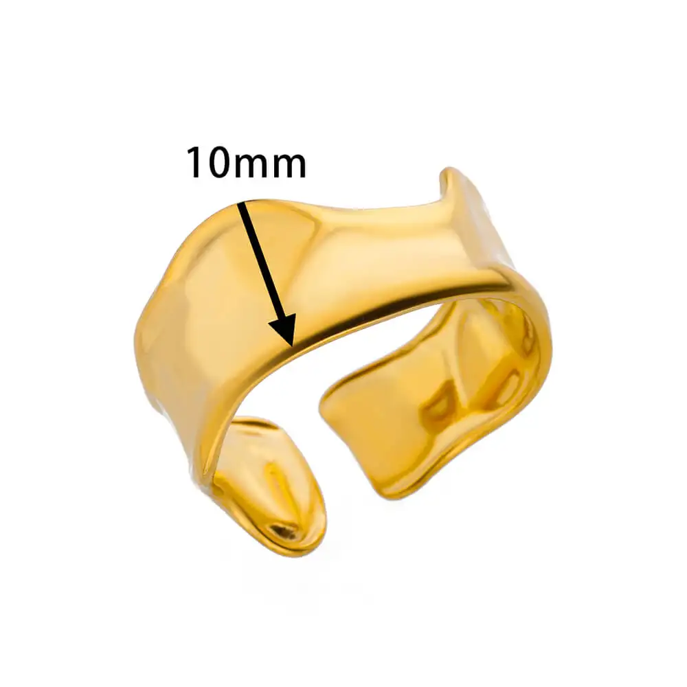 Stainless Steel Geometric Rings Girls