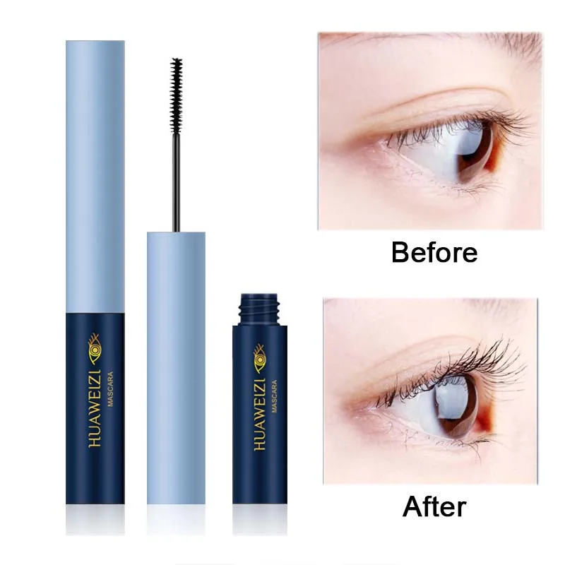 

4D Mascara Thick Slender Curly Waterproof And Sweatproof Lengthening Black Lash Eyelash Extension Eye Lashes Brush Long Lasting