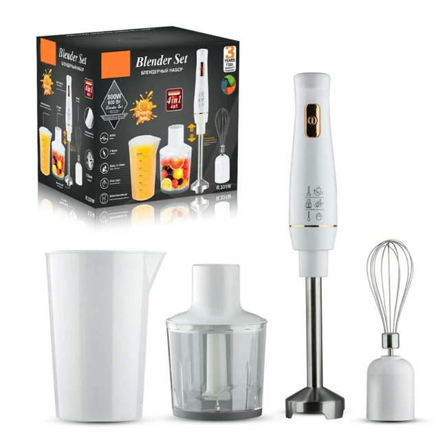 Frullatore a immersione elettrico Bicchiere per zuppe, frullati, puree, alimenti per bambini Dropshipping 4