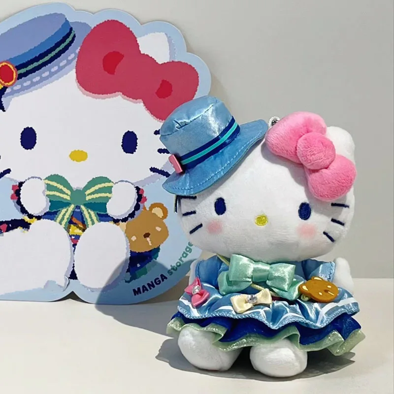 

Kawaii Sanrio Anime Cotton Pendant Cute Hello Kitty Cartoon Bag Portable Small Accessories Strong and Soft Toys Gifts for Girls