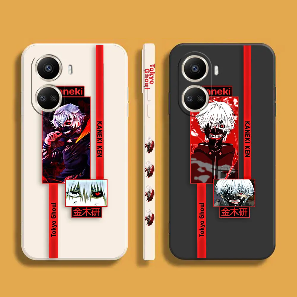 

Kaneki Ken Tokyo Ghoul Phone Case For Huawei NOVA 7 6 5I 5 4 3 3I 2S 2 8 9 10 SE PRO PLUS 5G Colour Liquid Case Funda Shell Capa