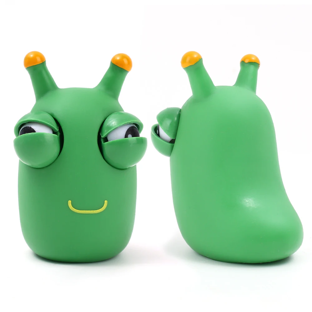 Novelty Green Worm Squeeze Toy Image 8