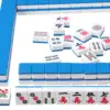 144 Pieces Chinese Version Mini Mahjong Tiles Playset Family Friends Leisure 5