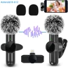 2.4G Wireless Lavalier Microphone Noise Cancelling Audio Video Recording for IPhone/iPad/Android/Xiaomi/Samsung Live Game Mic 1