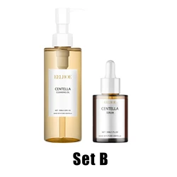 Centella Soothing & Hydrating Facial Care Kit - Skincare Set with Cleansing Oil, Face Wash, Serum, and Barrier Repair (Cleansing Oil Set)