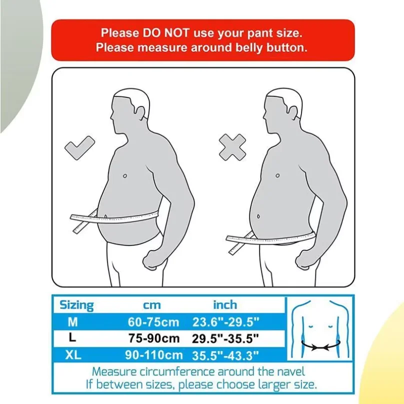 열 보온 허리 지지대 복부 보호대 요추 지지 허리 워머 위 보호대 슬림 허리 트리머 벨트