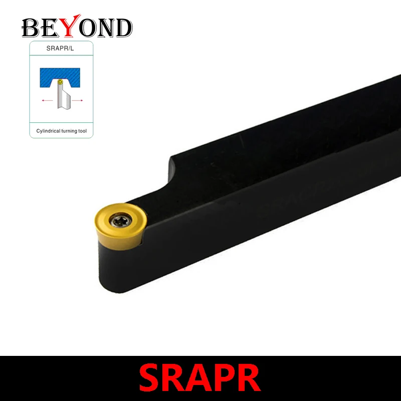 

BEYOND SRAPR SRAPL SRAPR1616H10 SRAPR1616H08 SRAPR2020K08 SRAPR2020K10 SRAPR2525M08 SRAPR1616H12 External CNC Lathe Tool Holder