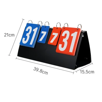 4-Digit Basketball Competition Scoreboards Multifunctional Sports Competition Score Indicator Practical for Sports Referee 6