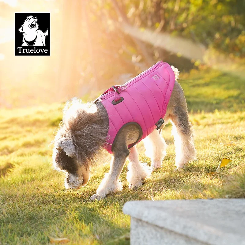 Truelove PetClothes TLG2171High Efficiency Fleece Pet Vest 3M Thinsulate SBS Zip Rotating Buckle Ultra-soft Nylon