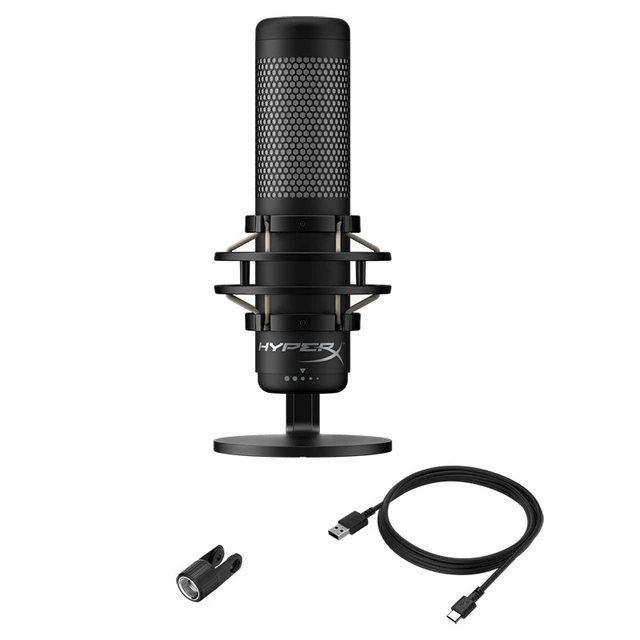 Hyperx Quadcast S Rgb Usb Condenser Microphone For  Pc/ps4/ps5/mac,anti-vibration Shock Mount,4 Polar Patterns,gaming,  Streaming - Microphones - AliExpress