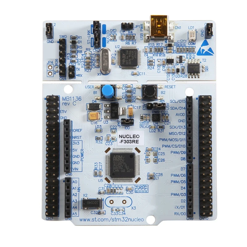 

Наборы и платы разработки нуклео F303RE ARM 16/32-BITS, микроплата, основная плата, чип STM32F303RET6