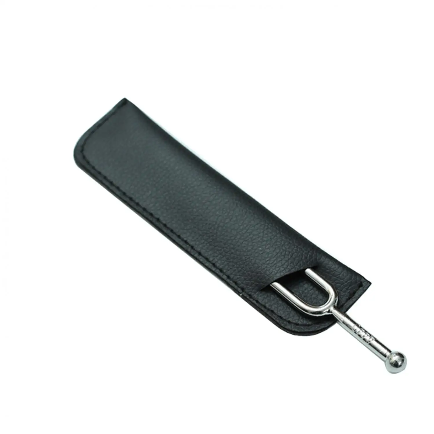 

36g 12.5cm Stainless Steel Tuning Fork for Violin / Guitar / Piano with Holster Tuning Fork Instrument Tuning Fork