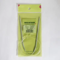 80cm Aluminum Porcelain Surface Circular Knitting Needles Round Metal Knitting Needles with Loop Weaving Needles 2-12mm - Image 3