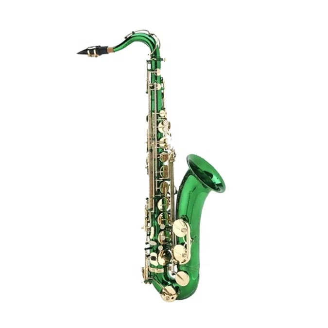 SEASOUND High Quality Tenor Saxophone JYTS103DGRL Green Body Lacquer With BB Tone Premium Keys