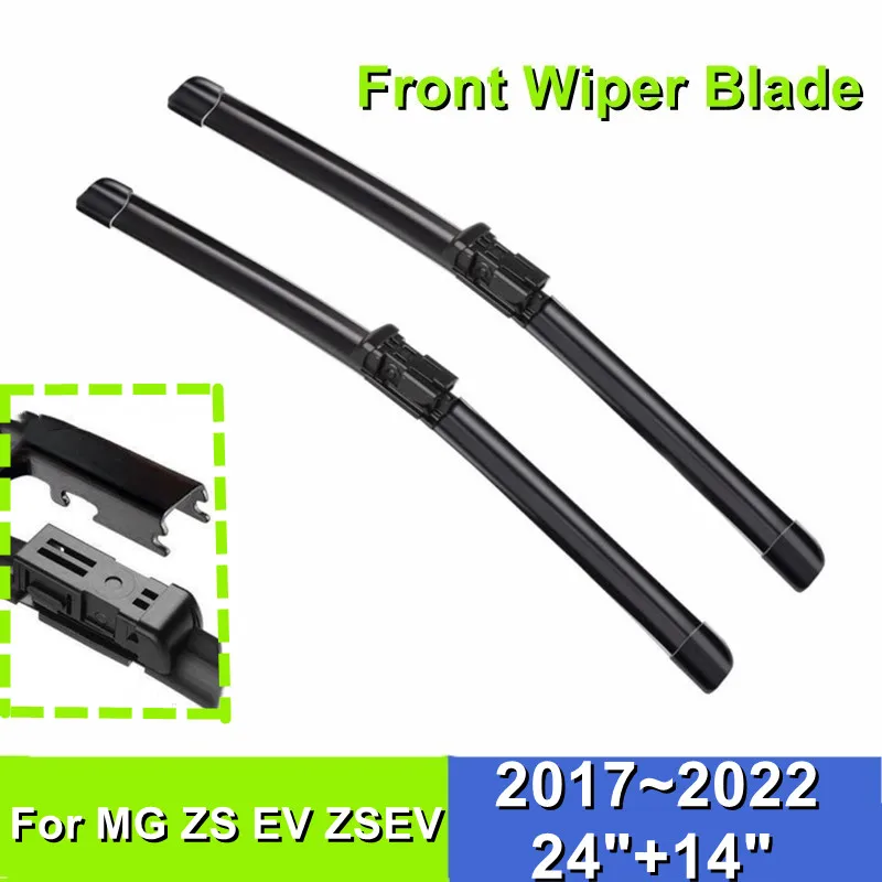 Front Wiper Blade For Mg Zs Ev Zsev 24"+14"car Windshield Windscreen
