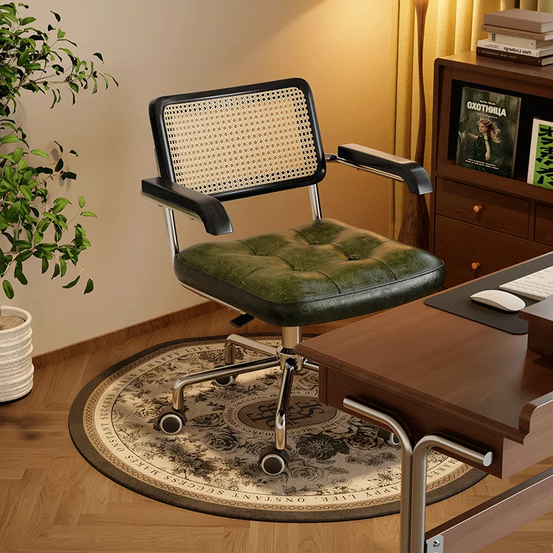 Rotating Study Office Chair Executive Wheels Footrest Cheap Durable Office Chair Boys Modern Camping Metal Muebles Furniture 4