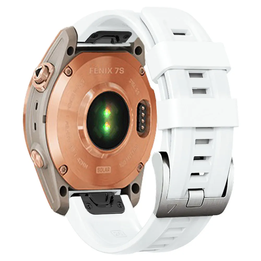 Premium 20mm Silicone Sports Watchband with Clasp
