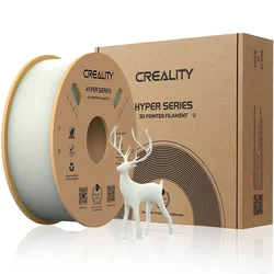 Hyper Series PLA Filament 1.75mm - Enhanced Fluidity and Precision (White)