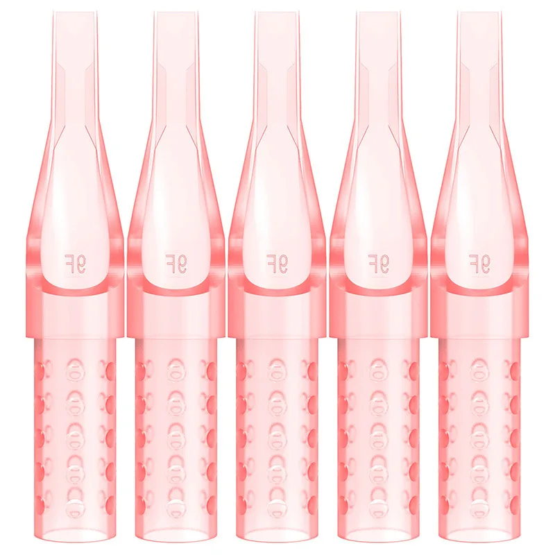 

Tattoo Needles Disposable Tattoo Needle Mouth Pink Row Needle FT Traditional Needle Mouth Head 100 PCS/box Makeup