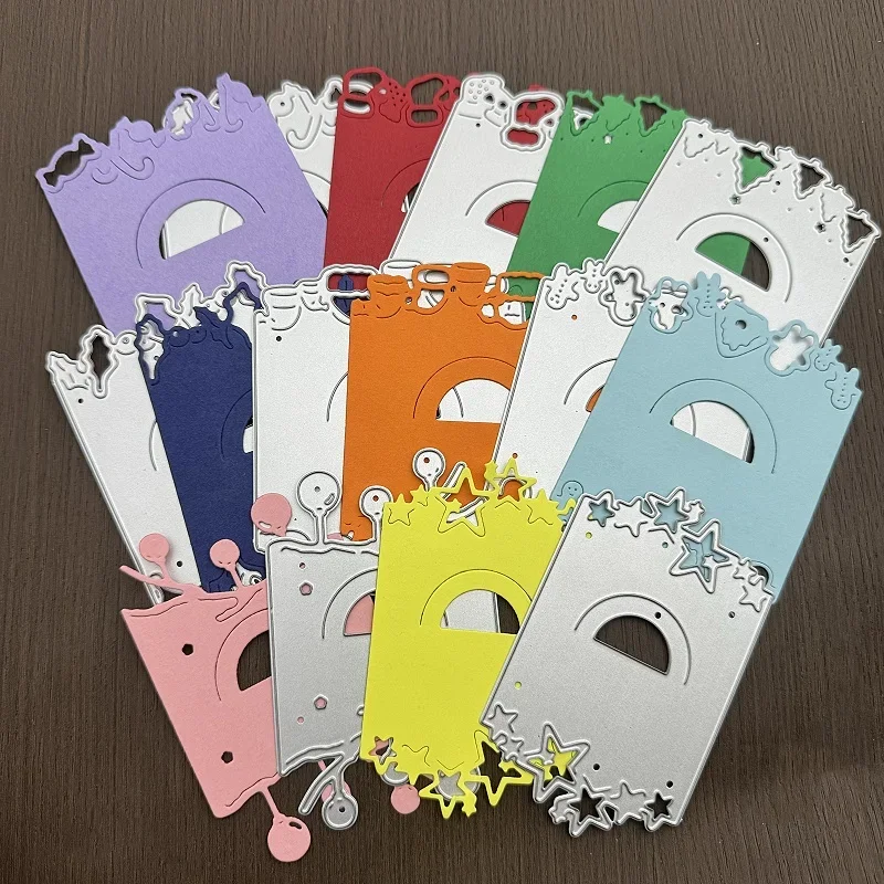 2025 크리스마스 카드 스타 핸들 가방 금속 커팅 다이, 스크랩북 제작 나이프 몰드 블레이드 펀치 스텐실 엠보싱, 신제품