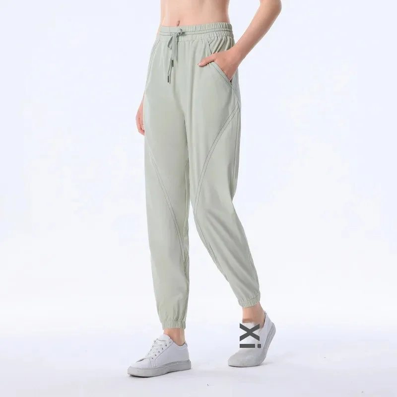 Spring Autumn Women's Casual Fitness Yoga Pants Loose Running Trousers Outdoor Wear Summer Cycling Fitness Suit Long Pants