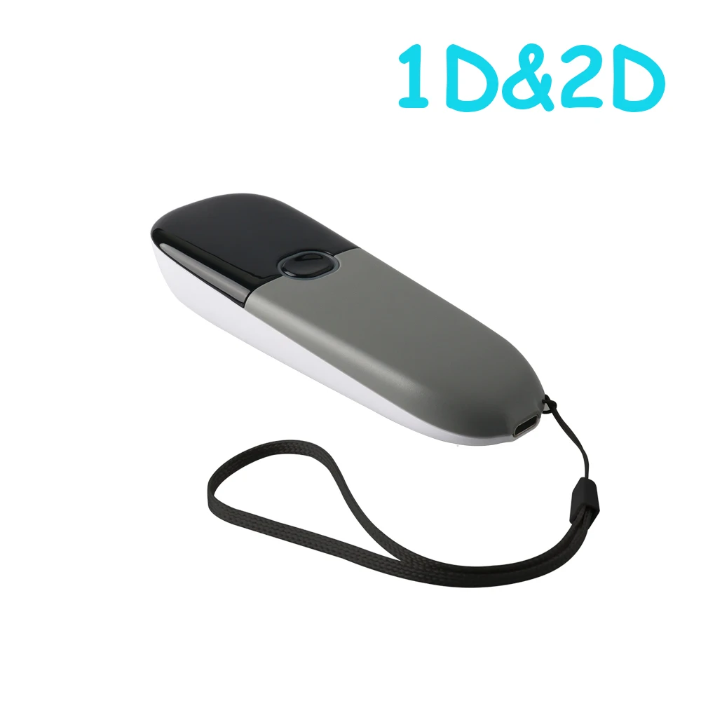 Mini Portable Barcode Scanner 1D/2D Wireless QD Bar Code Reader 2.4G Bluetooth-compatible Scanner Barcode hp scanner Scanners