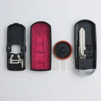 สําหรับ MAZDA 3 5 6 8 CX5 CX7 CX9 CX-5 CX-7 CX-9 MX-5 MX5 Miata RX-8 X-5 Summit Axela Atenza M3 M6 รถ Key FOB กรณี SHELL 4
