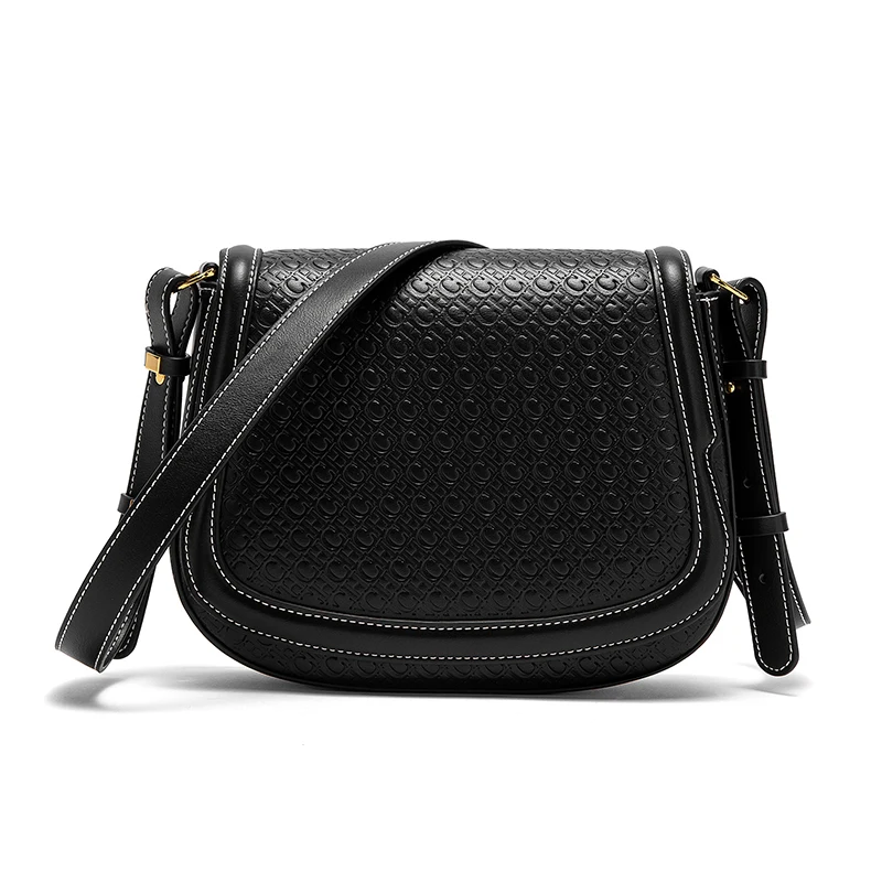 حقيبة سرج نسائية من CHCH حقيبة مربعة صغيرة منقوشة...