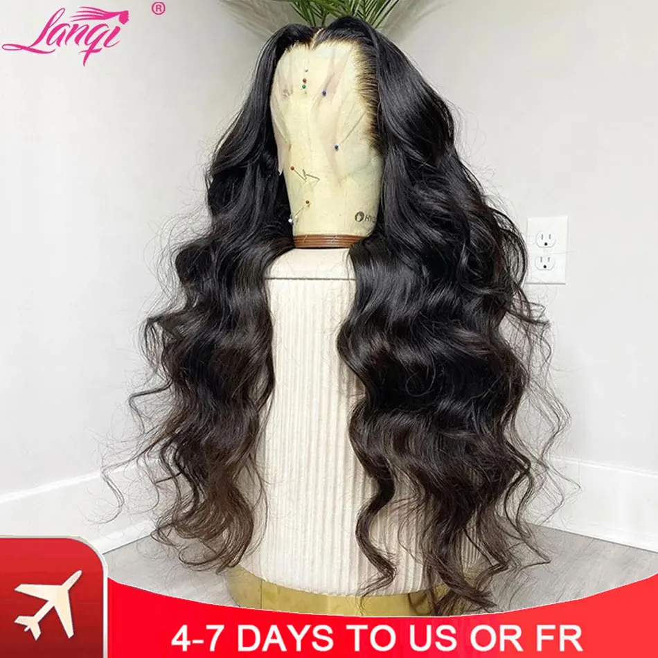 13X4 Transparent Lace Frontal Wig 30 Inch Brazilian Body Wave Lace Front Wig Human Hair Lace Frontal Closure Wigs For Women 180% density 613 honey blonde brazilian body wave lace front human hair wigs lace frontal wig remy human hair wig for women