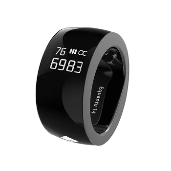 Anello Bluetooth intelligente Promemoria contatore elettronico Anello da dito impermeabile in acciaio inossidabile Gioielli intelligenti transfrontalieri