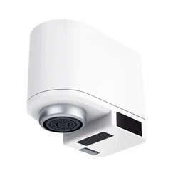 Smart Infrared Sensor Faucet Attachment for Water and Energy Efficiency (WHITE)