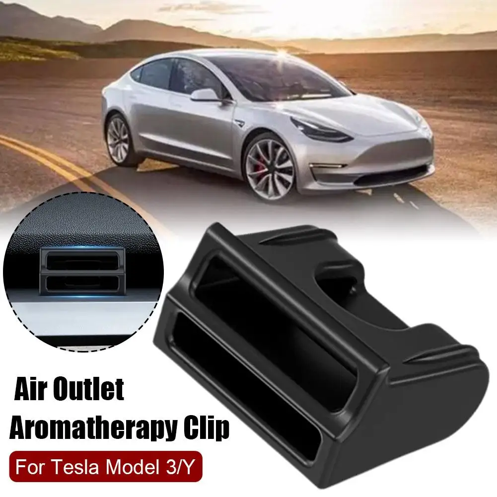  for Tesla Model Y 3 Air Outlet Aromatherapy Clip for Tesla Model3 Modely Interior Car Fragrance Holder Clip Accessories