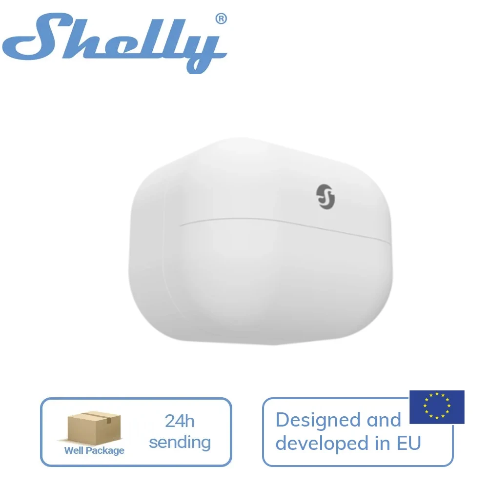 Shelly Blu Motion Bluetooth Motion Sensor Un Sensore Di Movimento Con Sensibilità Istantanea Utilizzalo Con Il Sistema Di Automazione Preferito