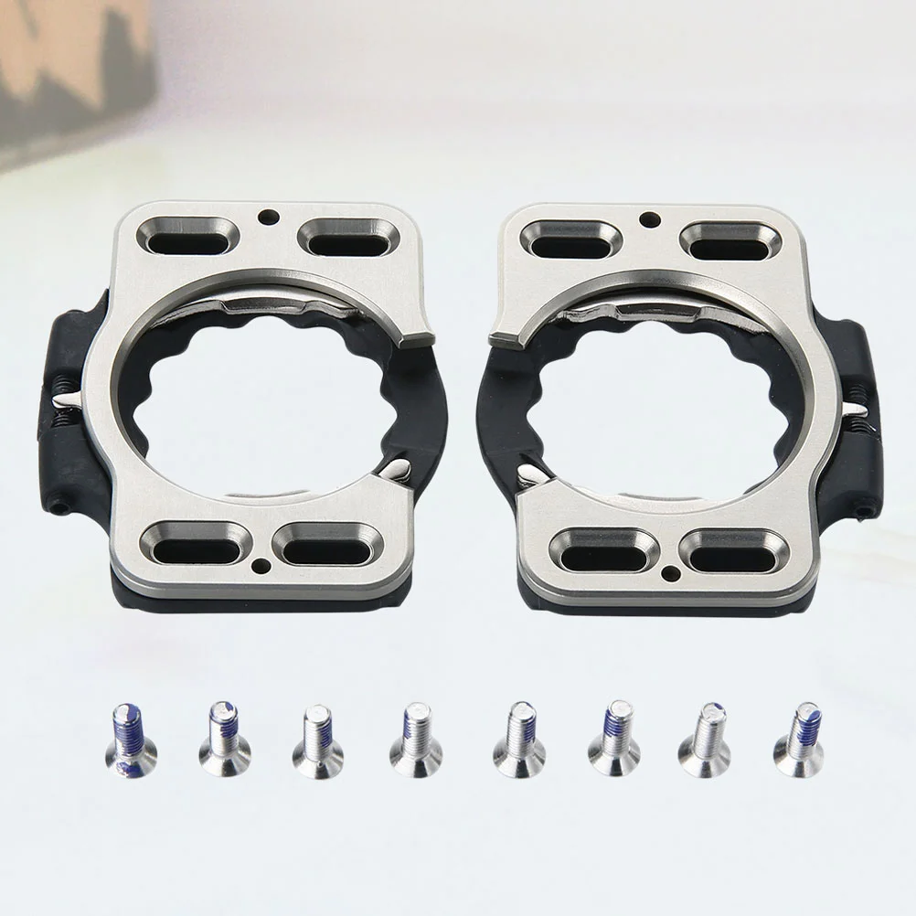 

Para Bicicleta Bicycle Lock Step Bike Cleat Clip-in Clips Kit Self-locking