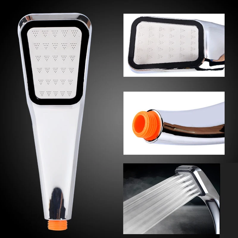 

Square Shower Head 300 Holes Water Saving Nozzle High Pressure Shower Head Bathroom Accessories Rainfall Sprayer Shower