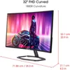 Curved 32" FHD 1080p Gaming Monitor Up to 240Hz 1ms 99% sRGB AMD FreeSync Premium Build-in Speakers, HDMI 3