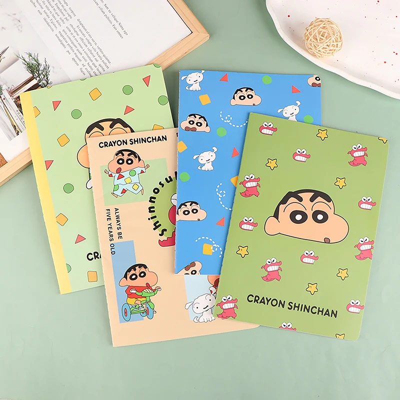 

Новинка Симпатичный мультяшный блокнот Crayon Shin-Chan Весенняя серия горизонтальный блокнот B5 дневник 30 толстая книга подарок на день рождения студенту