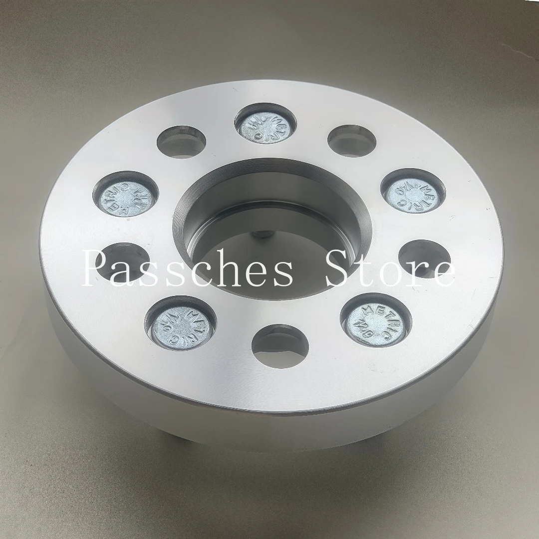 2개 ET 와이드 휠 어댑터 PCD 5x100 CB 57.1mm 러그 스터드 M12x1.5 두께 15/20/25/32/38/44mm
