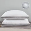 Luxurious Goose Down and Feather Pillow 1 Piece Neck Pillows for Sleeping Home Bed Pillow for Stomach or Side Sleeper Multi Size 1