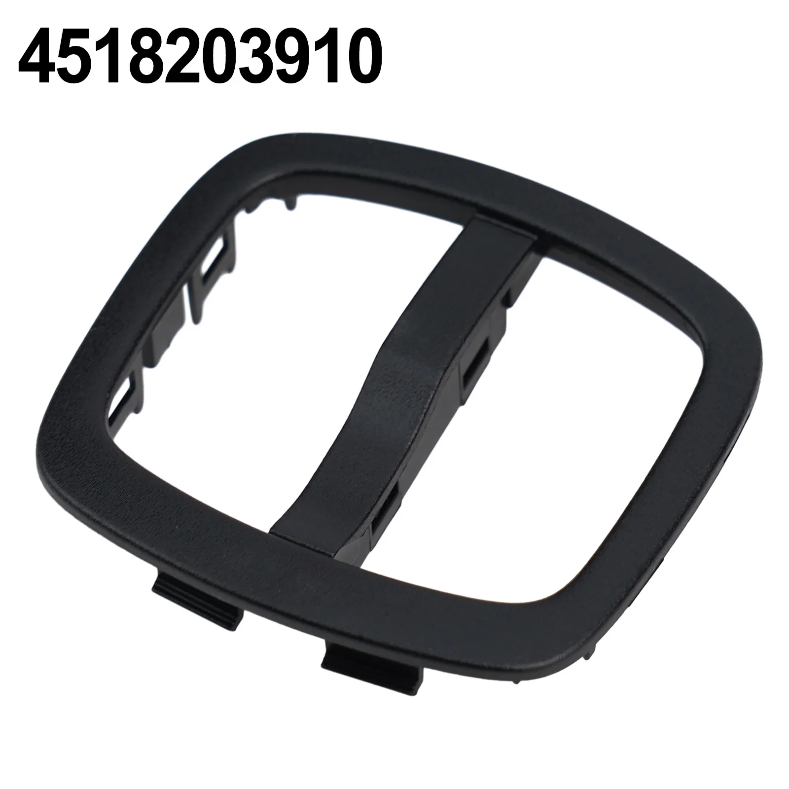 Smart Fortwo 451 2007-2014 자동차 센터 대시 터널 단추 프레임 4518203910, 자동차 센터 대시 교체, 검정색 부품, 1 개