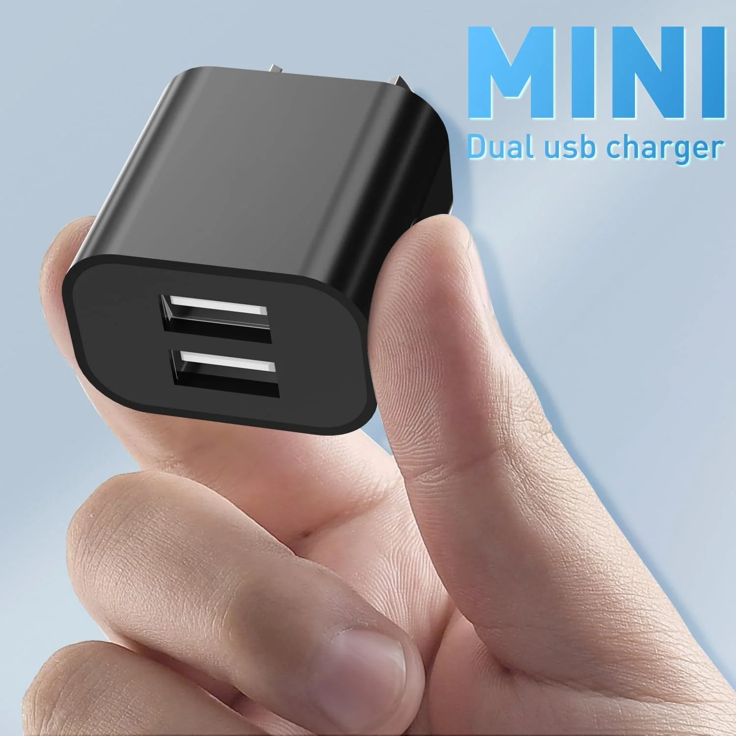 Universal Dual Interface USB Power Adapter with AU Plug - 5V 2A Wall Charger