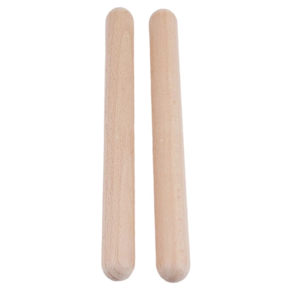 Description Picture 6 of item2x Classic Claves Rhythm Sticks Wooden Drum Sticks Classic Claves Percussion Instrument Children Musical Toy Rhythm Learning