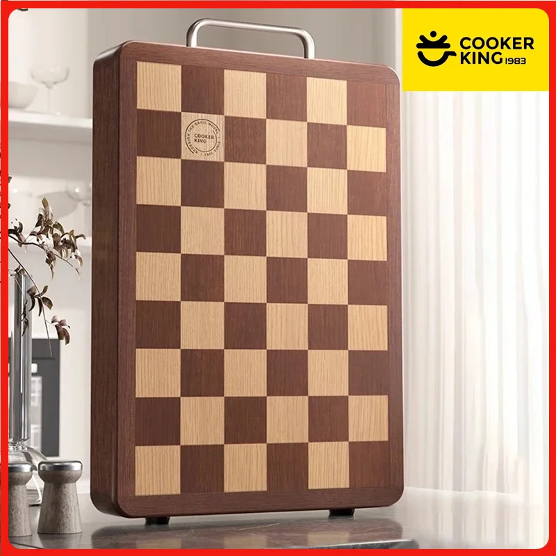 Wooden Checkerboard Chopping Board for Kitchen Food Preparation