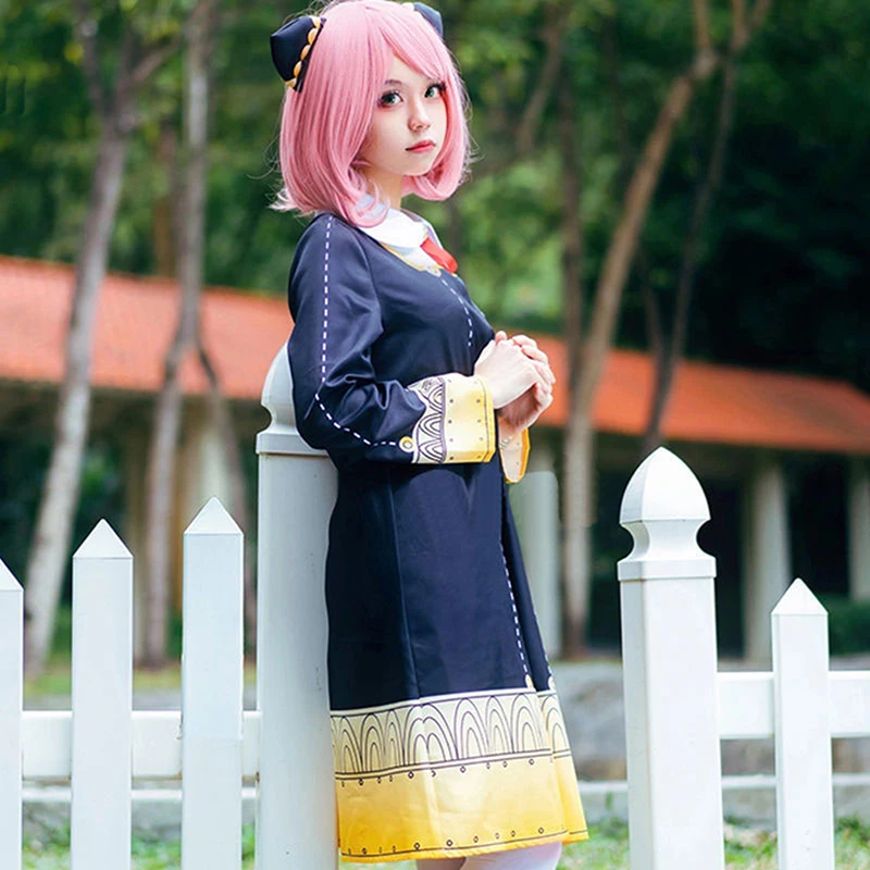

Anime Spy X Family Anya Forger Cosplay Wig Hair Woman Cute Short Pink Wigs For Halloween Party Decoration