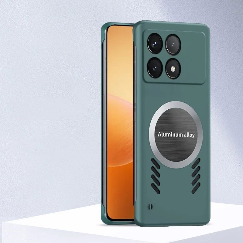 Enhanced Cooling Frameless Magnetic Back Cover - Shockproof Shell