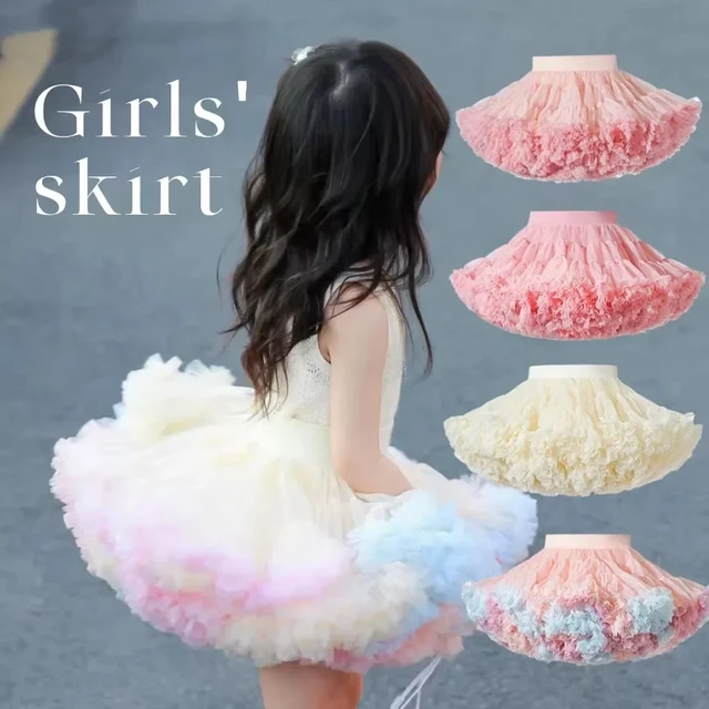 Jupe En Tulle Pour Filles De 2 À 15 Ans, Vêtements Tutu Pour Bébés Filles,  Jupes Princesse - Jupes - AliExpress