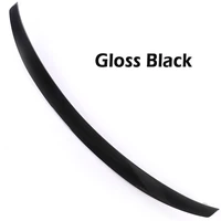 Rear Bumper Spoiler Lip Carbon Fiber MP M4 PSM Style Roof Trunk Wing Tail For BMW 2 Series F22 F23 F87 2014 -2021 Gloss Black 5