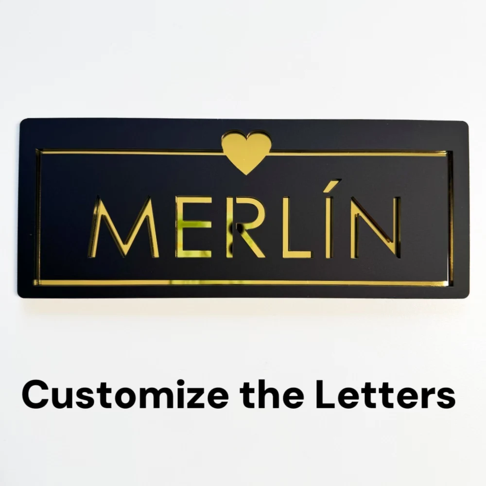 שלט בצורת לב