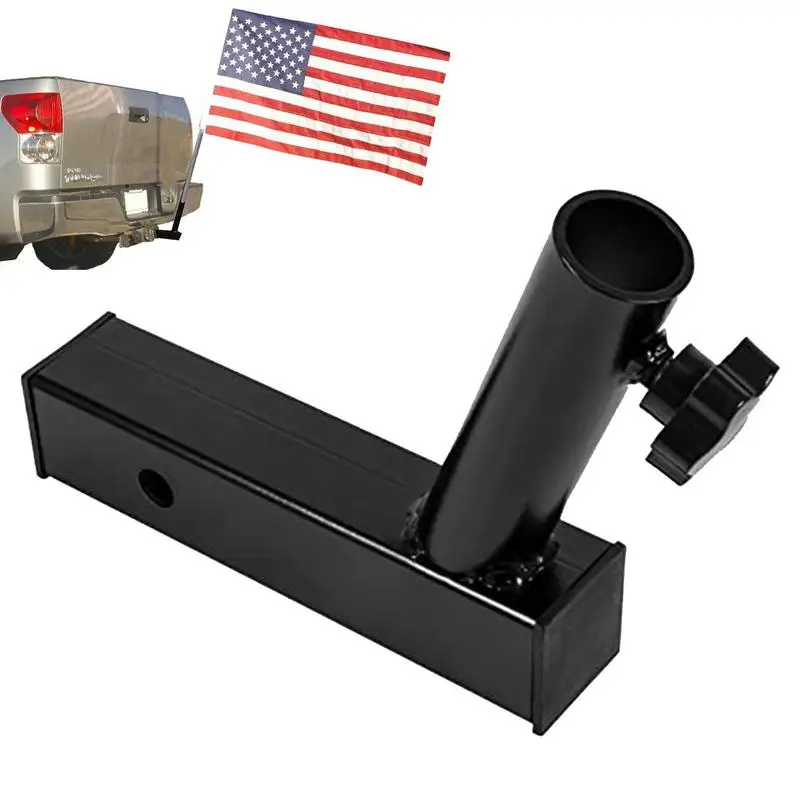 

Outdoor Flag Pole Adjustable Metal Car Flag Poles Rust-Proof Flag Mount For Trucks Railings Weather-Resistant Poles For National