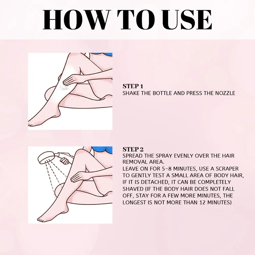 Depilatory Armpit Hair And Legs Hair Foam Mousse And Removal Is Gentle Hair Cream Spray Non-irritating